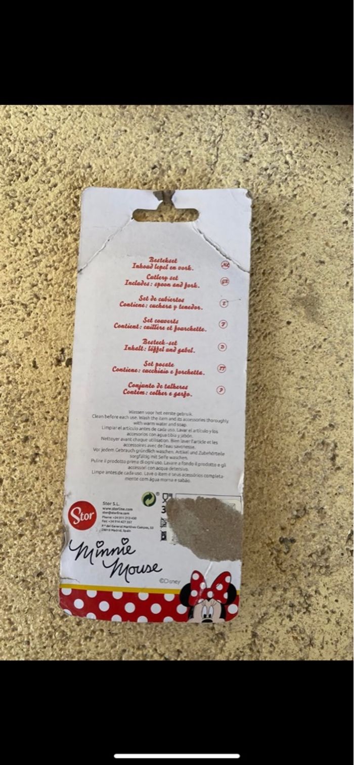 Couvert rose minnie Disney neuf - photo numéro 3