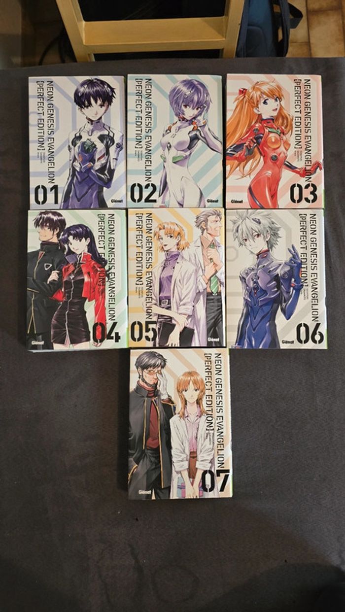 Lot manga neon genesis evangelion perfect édition