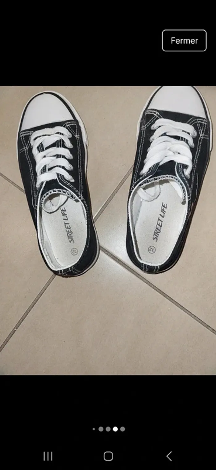 Chaussure à lacets noir - photo numéro 7