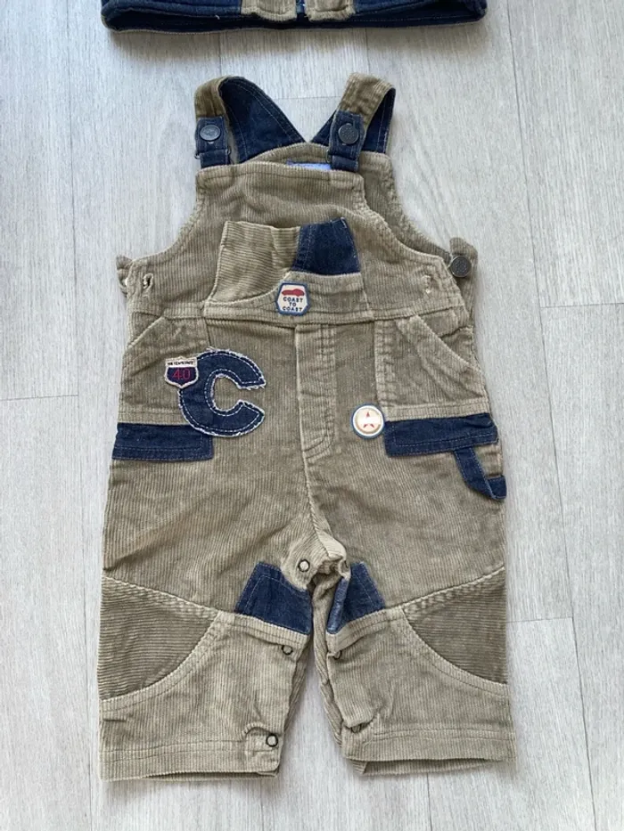 Ensemble veste + salopette 12mois - photo numéro 2