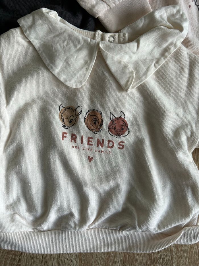 Lot pull Disney et 1 veste obaibi - photo numéro 2