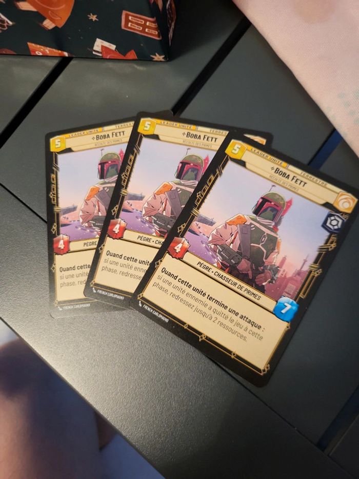 Cartes Star Wars Unlimited Boba Fett - photo numéro 2