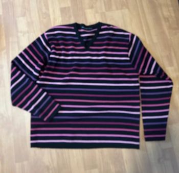 Pull rayé col V Father&son XXL