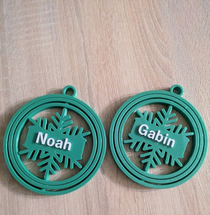 Boule de Noël personnalisée - photo numéro 4