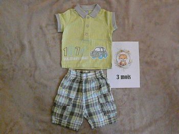 Ensemble 2 pièces 3 mois (n°13)