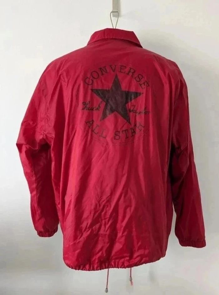 Veste imperméable vintage - Converse Chuck Taylor all star - Taille M - photo numéro 4