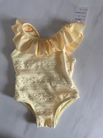 Maillot de bain jaune clair Primark 0-3 mois [ref.71B070]
