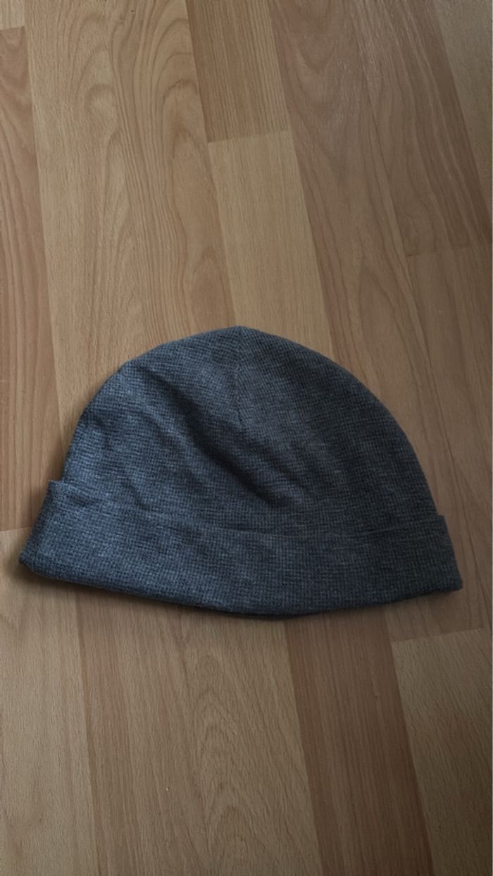 🧶 Bonnet Ralph Lauren gris – Taille enfant