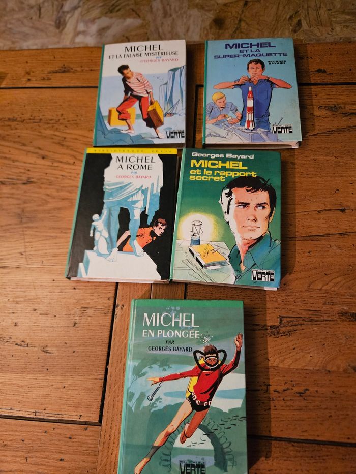 9 livres bibliothèque verte vintage - photo numéro 5