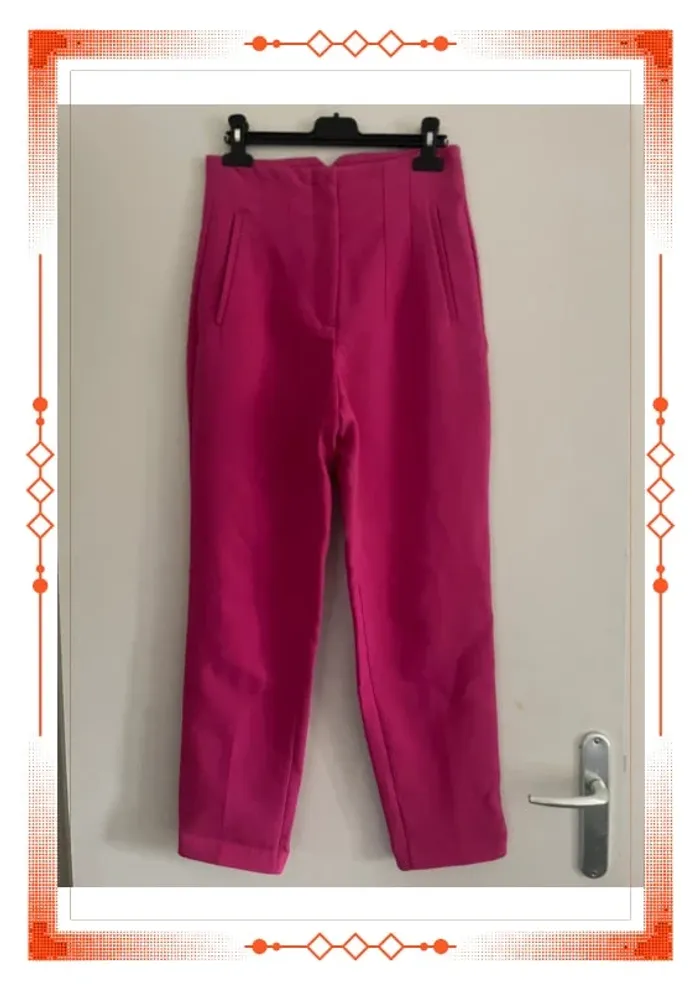 Pantalon rose Zara 36 S