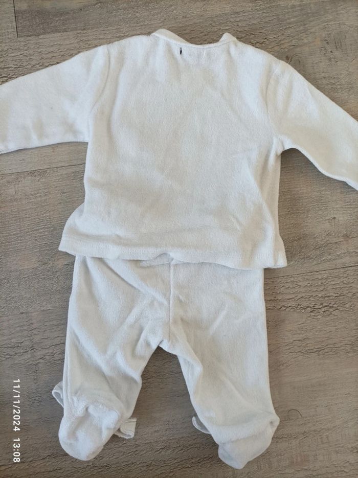 Pyjama 2 pièces fille 1 mois - photo numéro 2