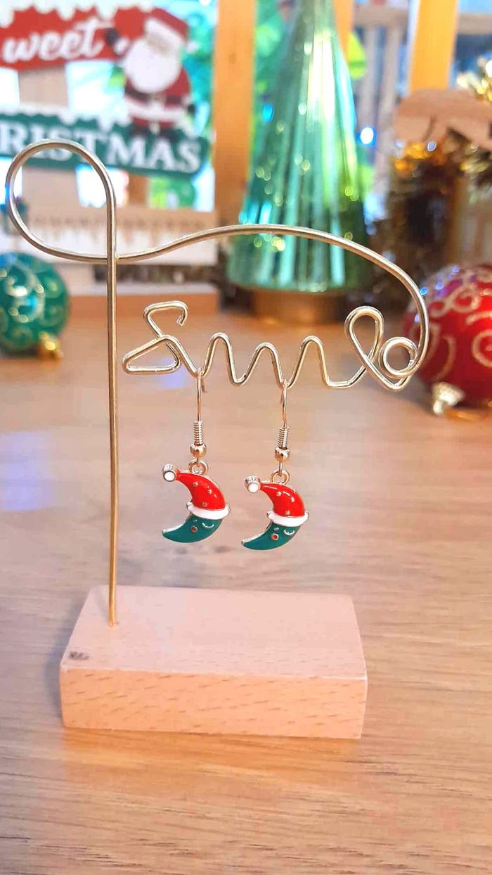 Bijoux Noël | Lot de Boucles d’Oreilles Pendantes – Neuf - photo numéro 6