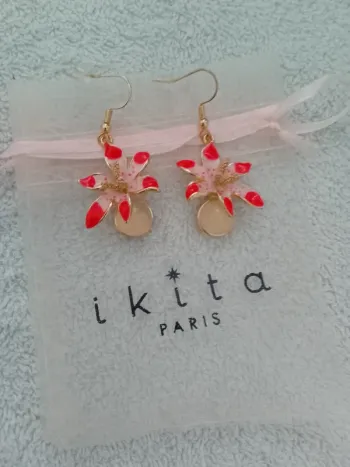 Boucles d'oreilles fleurs bohèmes
