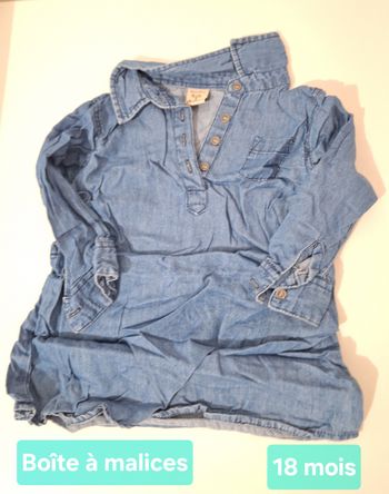 Robe effet Jeans