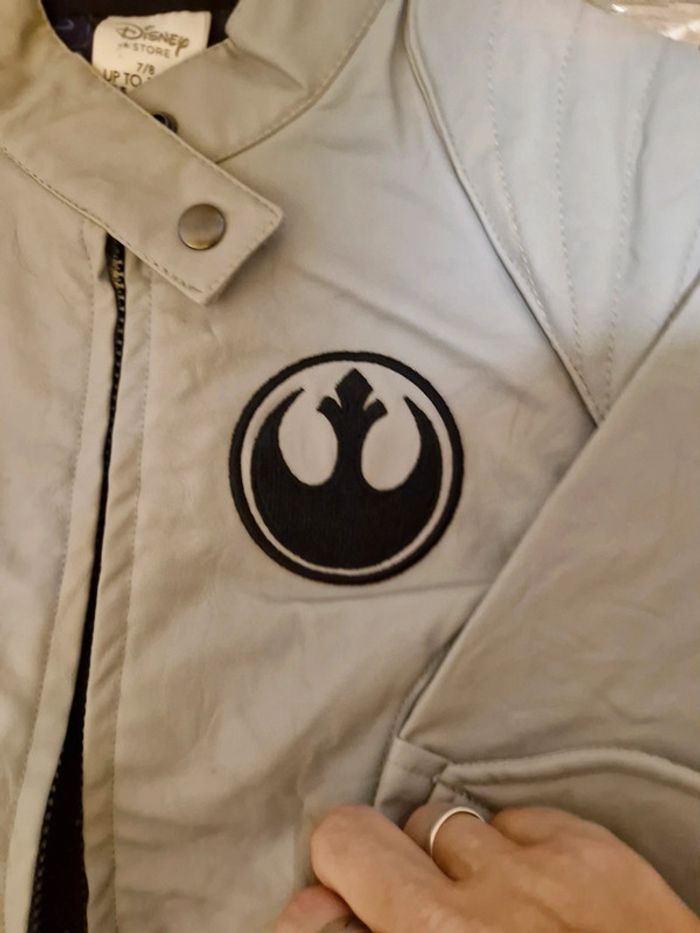 Veste 7/8ans star wars rebel alliance disney store grise - photo numéro 3