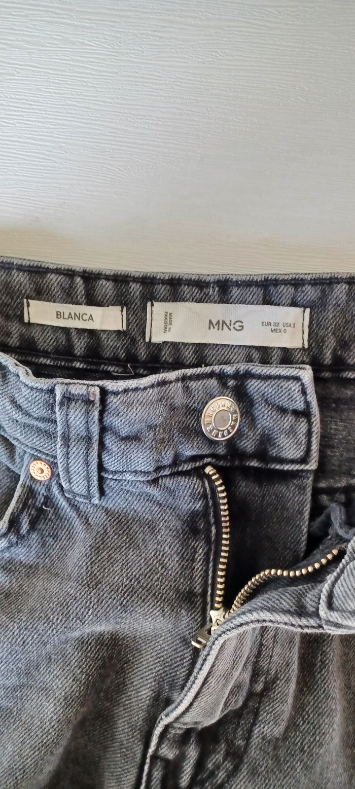 Pantalon femme jeans taille xxs MNG blanca - photo numéro 4