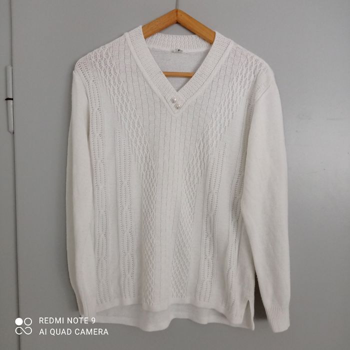 Pull blanc t38