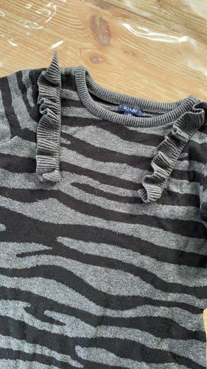 Robe léopard kiabi 6 ans grise et noire - photo numéro 3