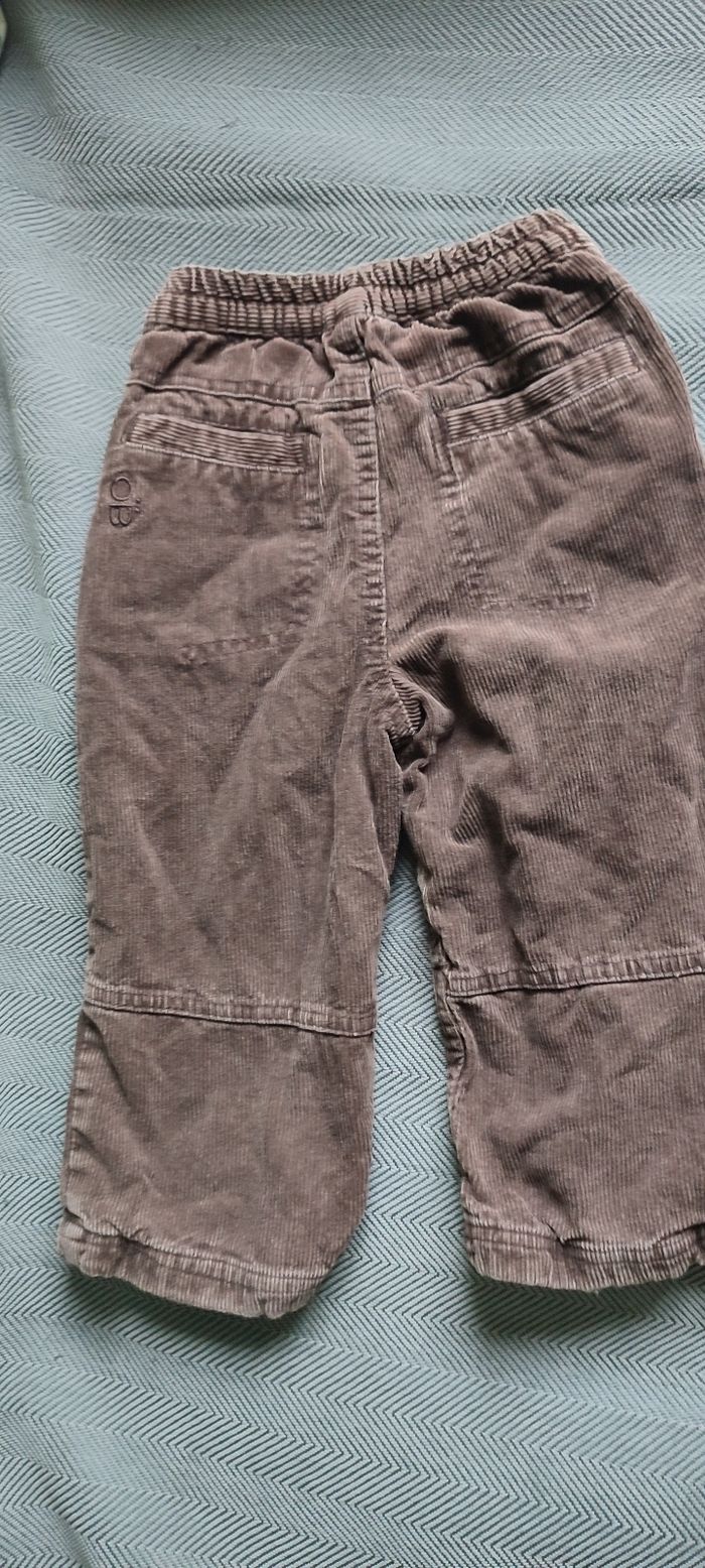Pantalon velours marron obaibi 23 mois - photo numéro 5