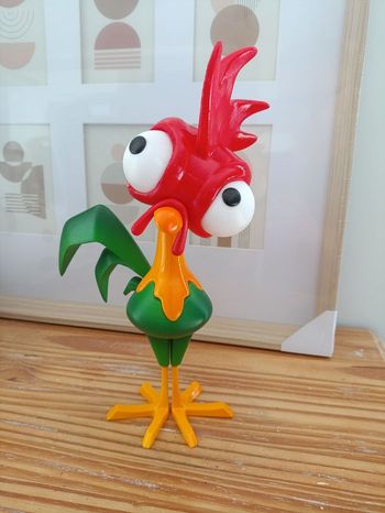 Coq Hei Hei de vaiana 30 cm yeux amovibles