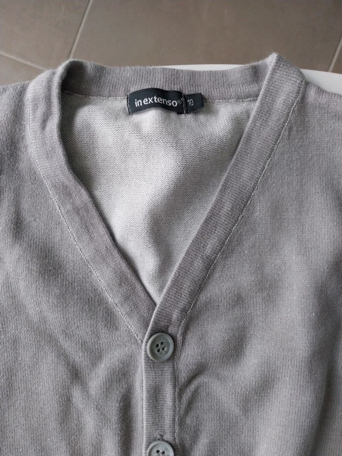 Gilet gris clair T10A - photo numéro 2