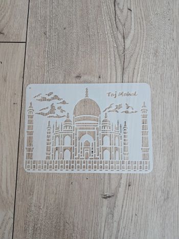 Pochoir gabarit taj mahal