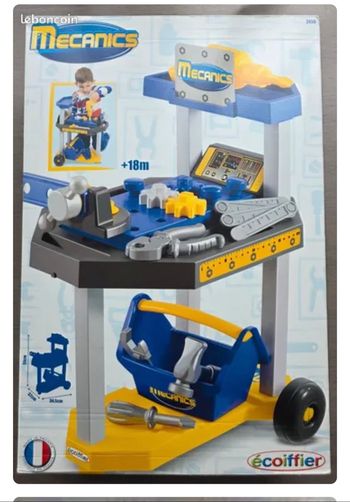 Ecoiffier mecanics chariot a outils