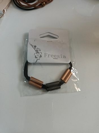 Bracelet fantaisie rose gold et noir