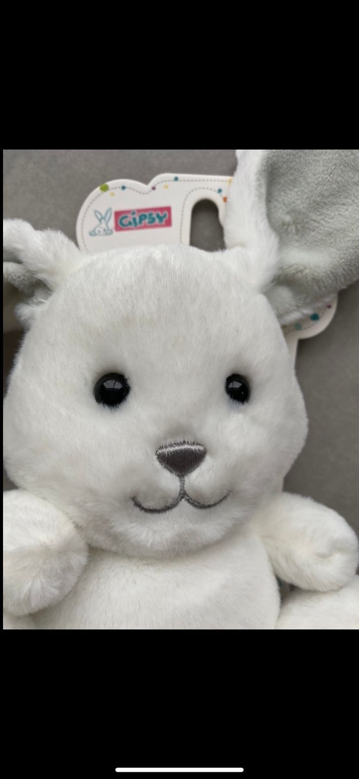 Doudou Peluche Lapin Gipsy Neuf - photo numéro 4