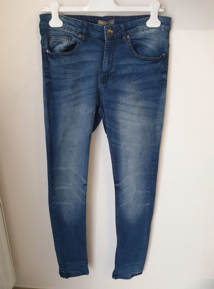 Jean skinny bleu homme
