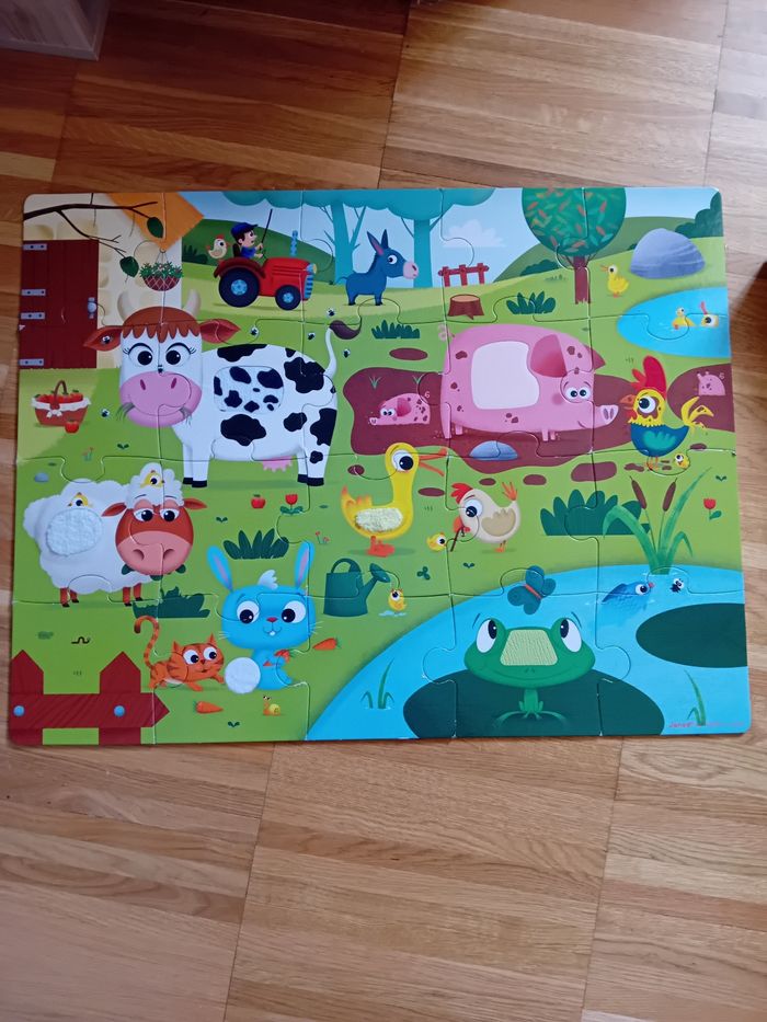 Puzzle tactile Janod La ferme