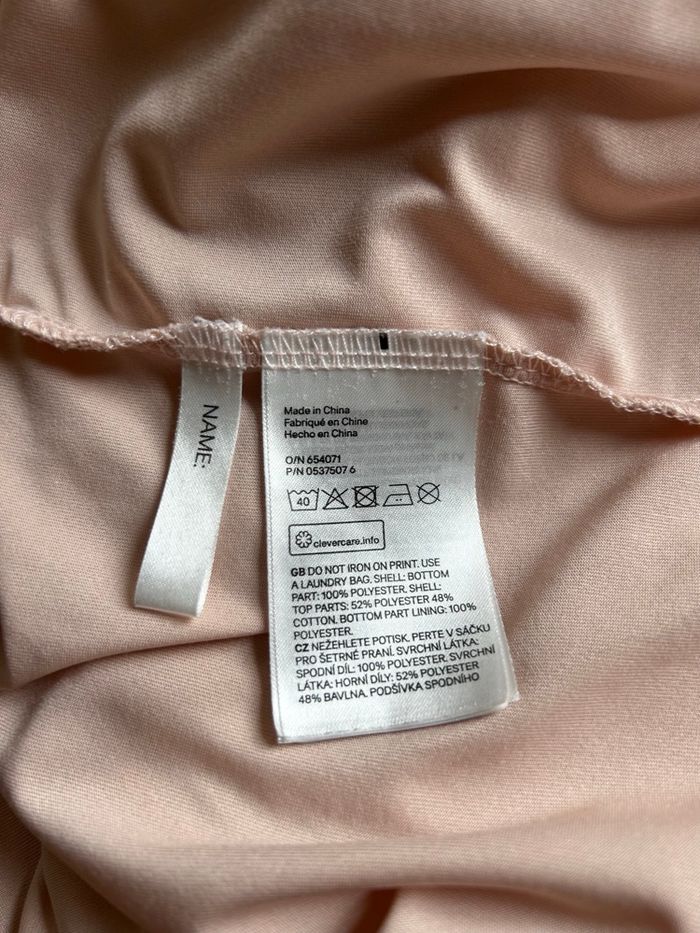 Robe jupe voile rose abricot 12 ans H&M - photo numéro 5