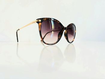 Lunette de soleil femme cats marron léopard verres dégradés uvprotection catégorie 3