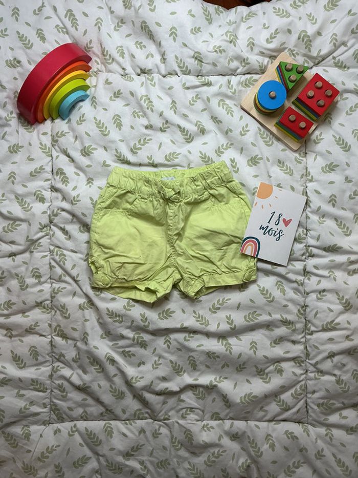 short vert menthe 18 mois kimbaloo