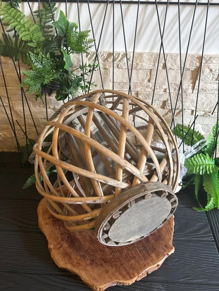 Suspension Photophore en Rotin - photo numéro 3