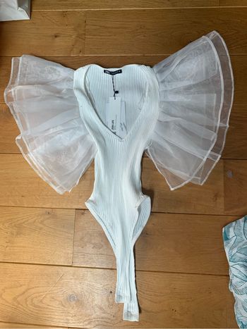 body zara blanc