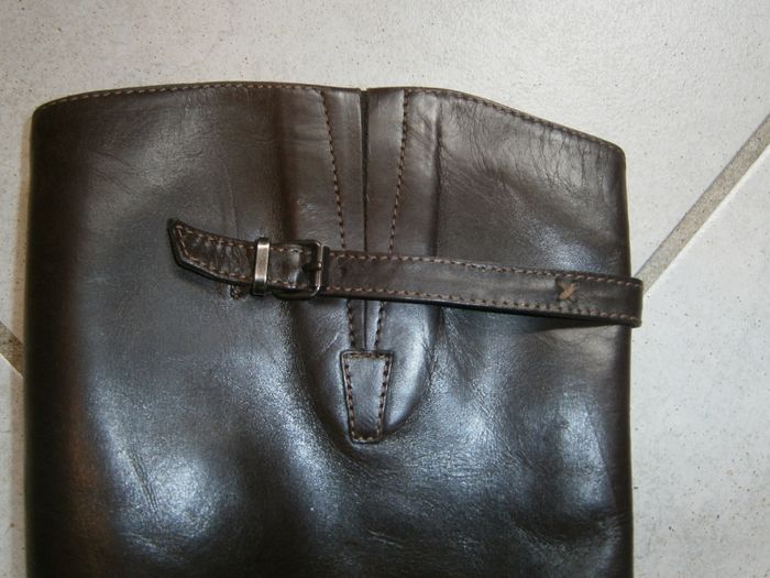 Bottes en cuir TOPY marron P38 - photo numéro 3