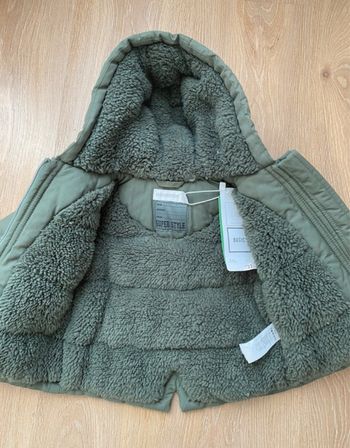 Manteau bébé garçon kaki taille 3 mois Orchestra neuf