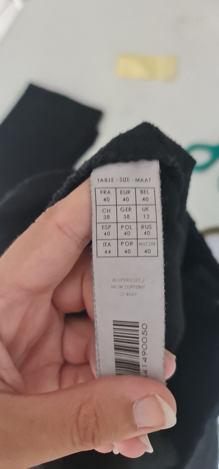 Pantalon noir taille 40 L - photo numéro 6