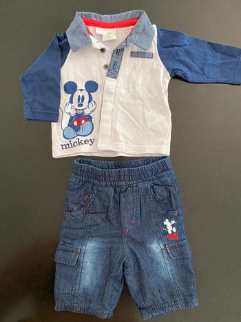 Ensemble Mickey disney baby 1 mois