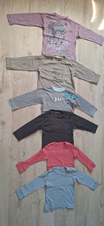 Lot 6 t-shirts ML 3ans dont 3TBE