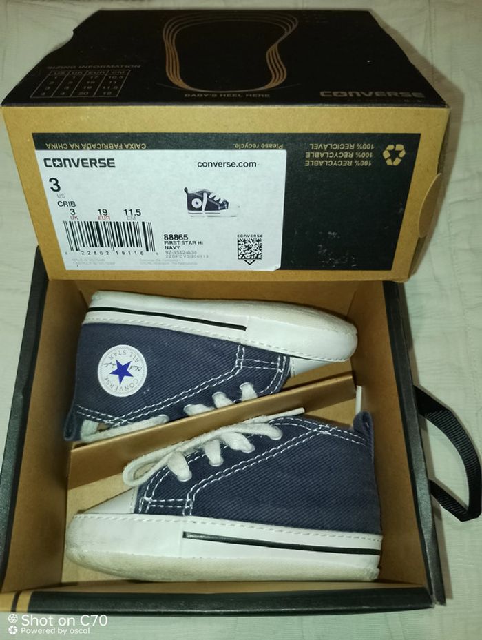 Converse baskets bleu marine 19.5