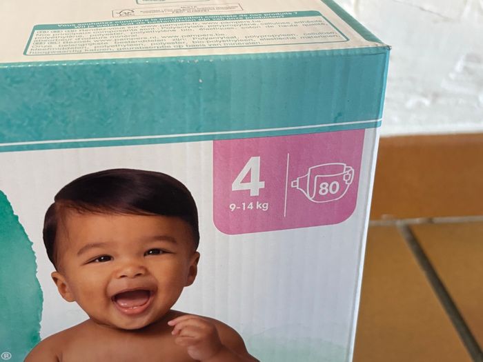 Couches Pampers harmonie taille 4 - photo numéro 3