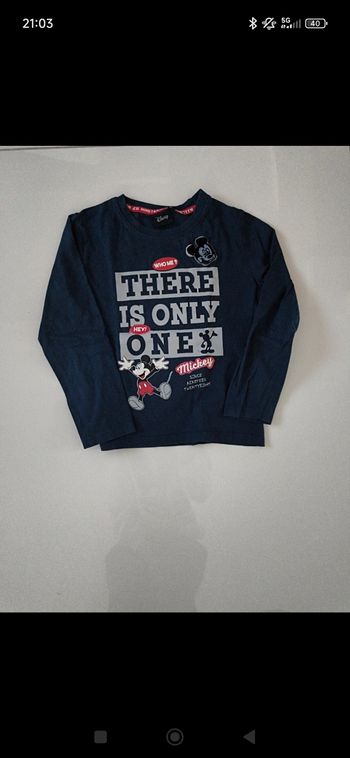 T shirt manche longue Mickey 