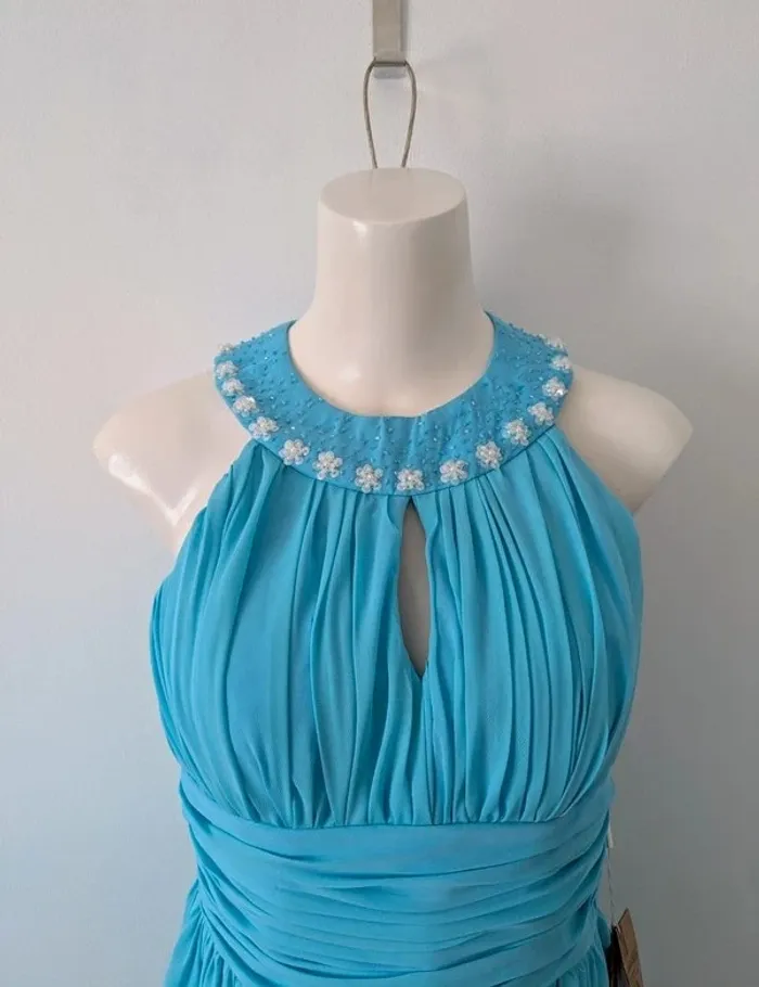 Robe cocktail neuve bleue - Light In The Box - Taille 36 - photo numéro 2