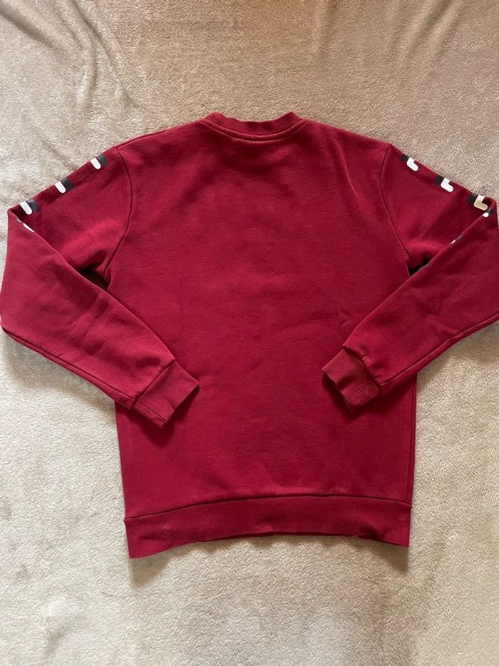 Sweat bordeaux Fila - photo numéro 4