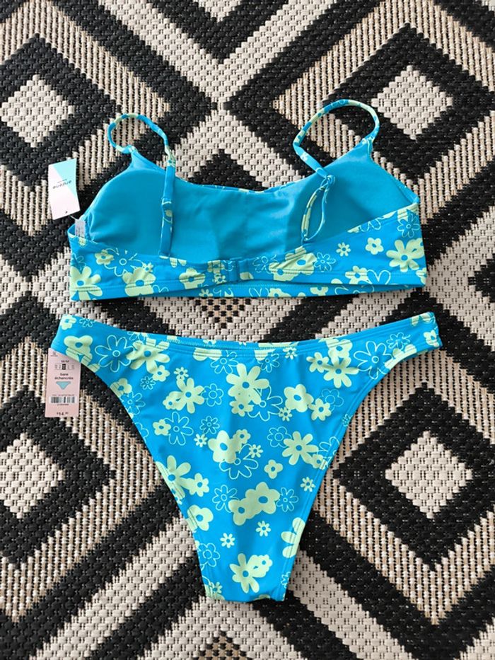 Maillot de Bain Fleuri Taille M 38 neuf - photo numéro 2