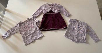 Robe, t-shirt, boléro