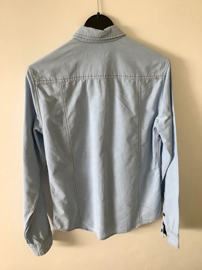 Chemise jean souple bleu clair Bonobo S - photo numéro 4