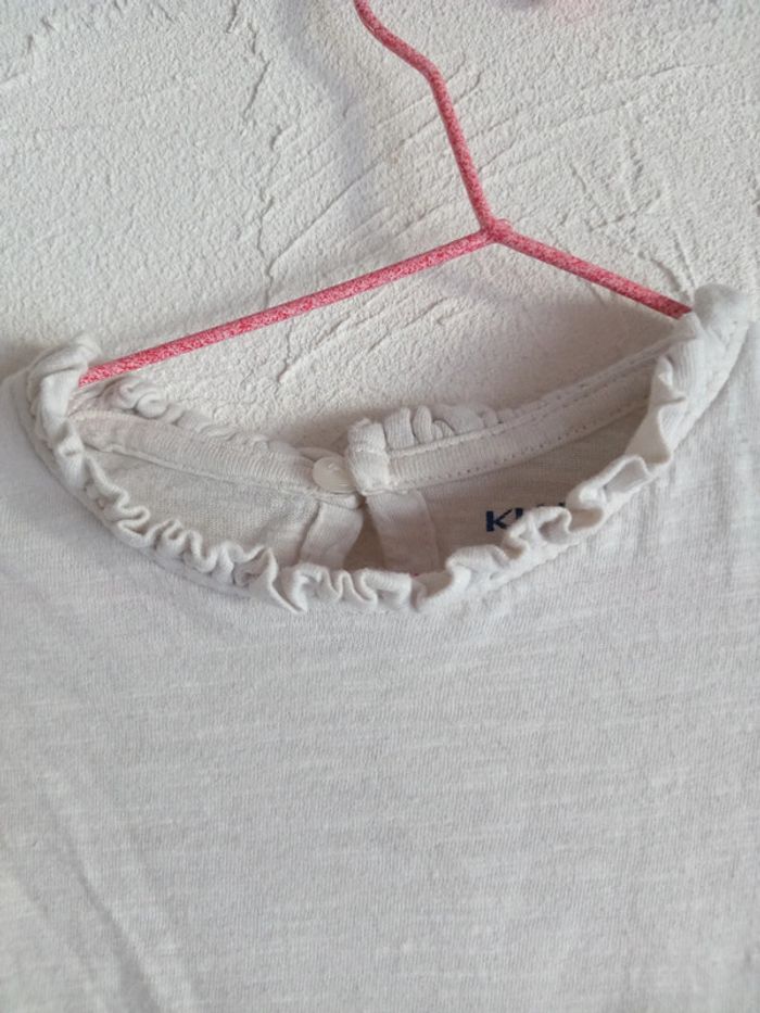 T-shirt manches longues col plissé - photo numéro 2
